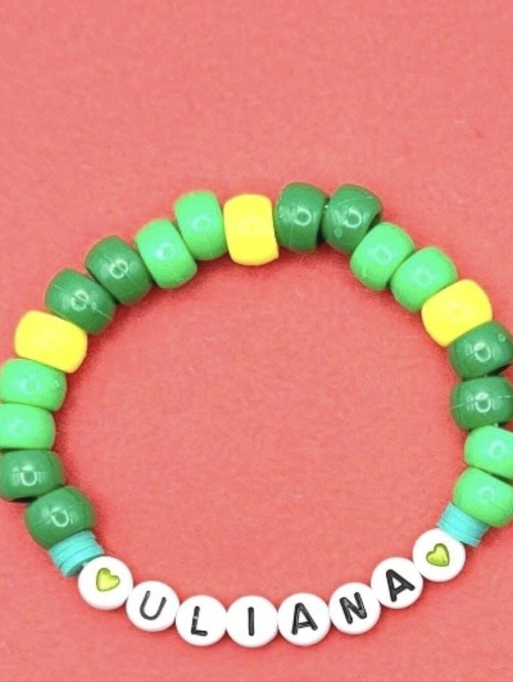 'Uliana' Disney Descendants Inspired Handmade Beaded Kandi Clay Bracelet